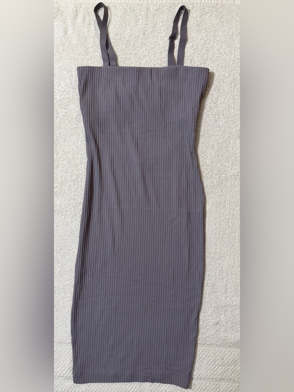 Victoria’s Secret Sport Ribbed Cut Out Open Back Bodycon Midi Dress Casual Chic